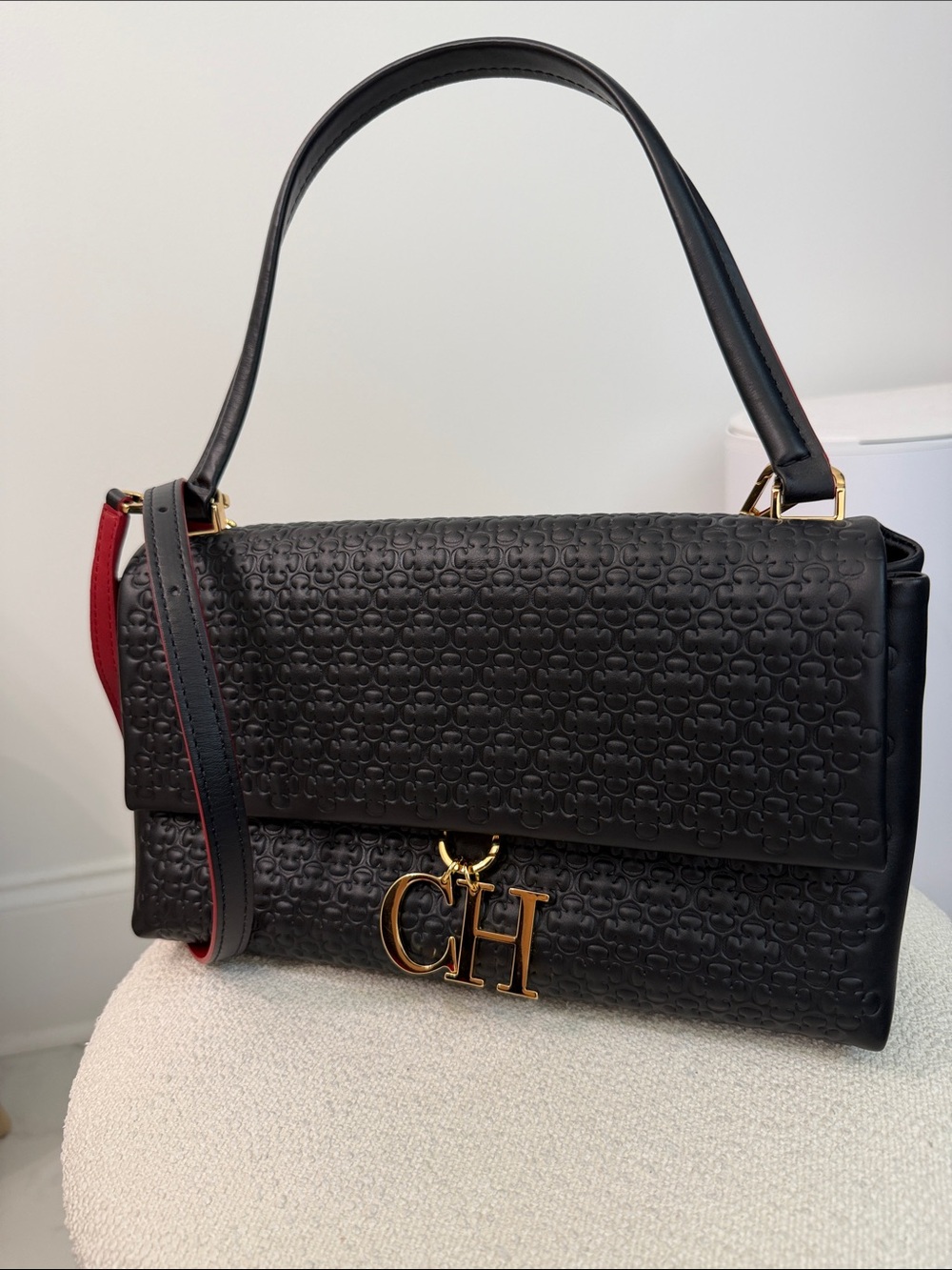 CH Carolina Herrera Camelot Medium Shoulder Bag